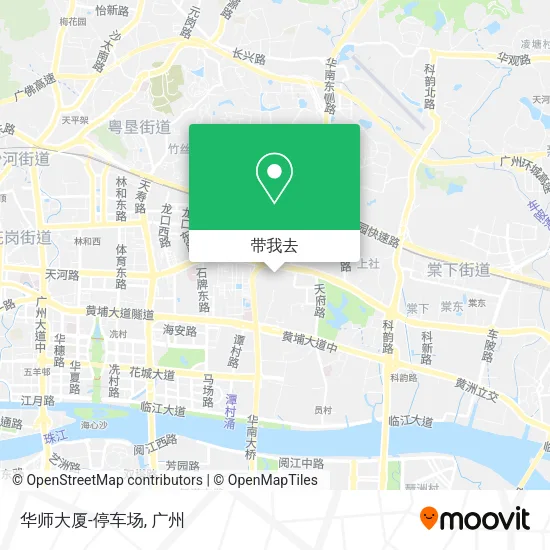 华师大厦-停车场地图