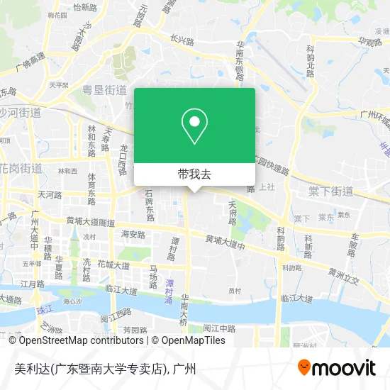 美利达(广东暨南大学专卖店)地图