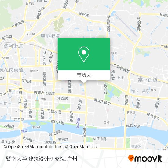 暨南大学-建筑设计研究院地图