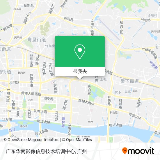广东华南影像信息技术培训中心地图