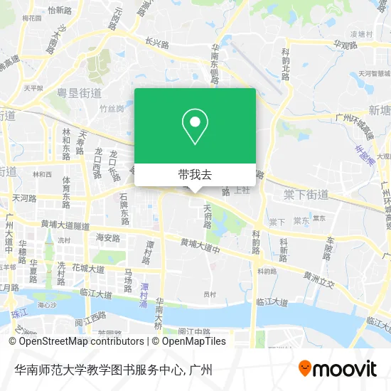 华南师范大学教学图书服务中心地图