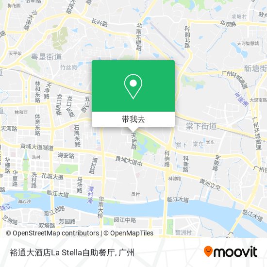 裕通大酒店La Stella自助餐厅地图
