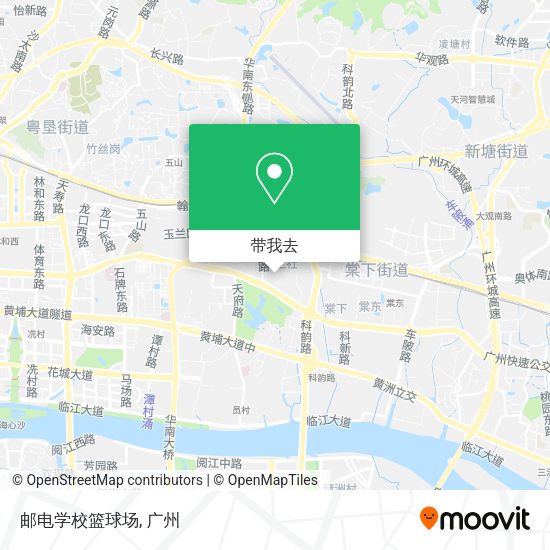 邮电学校篮球场地图