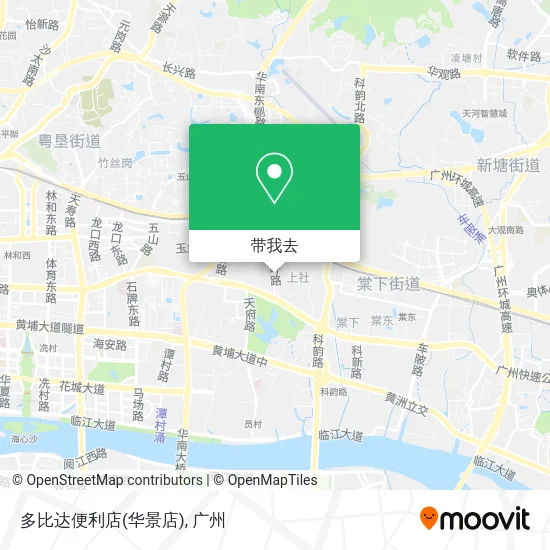 多比达便利店(华景店)地图