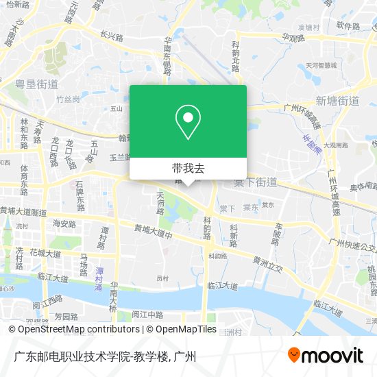 广东邮电职业技术学院-教学楼地图