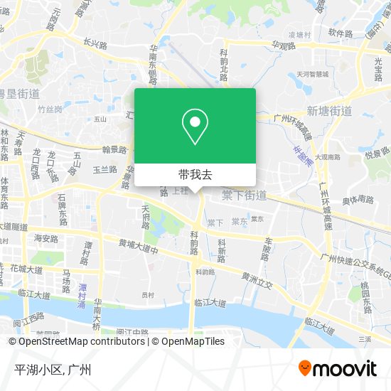 平湖小区地图
