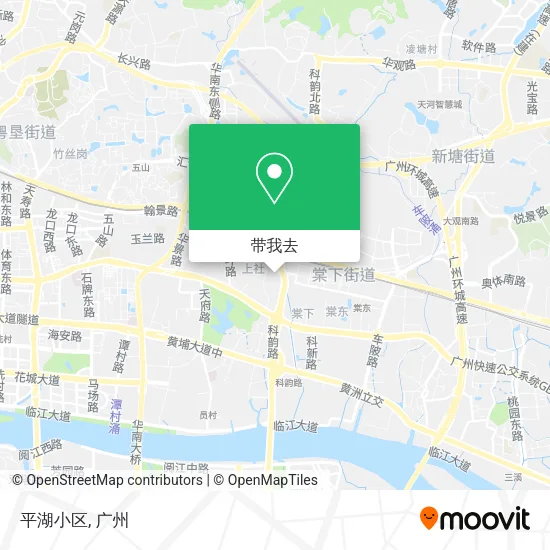 平湖小区地图