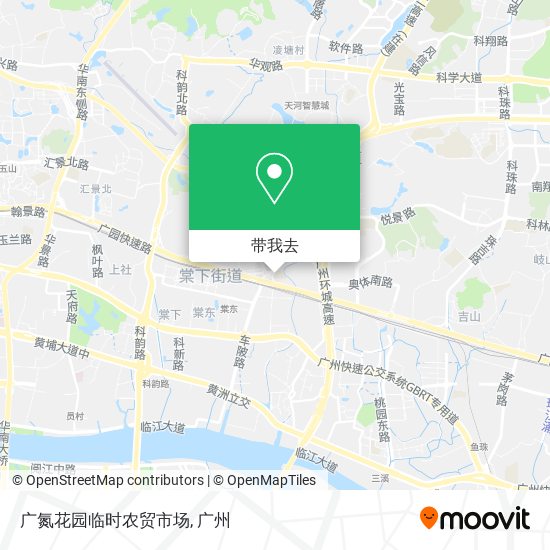 广氮花园临时农贸市场地图
