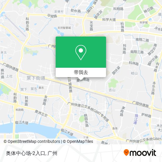 奥体中心场-2入口地图