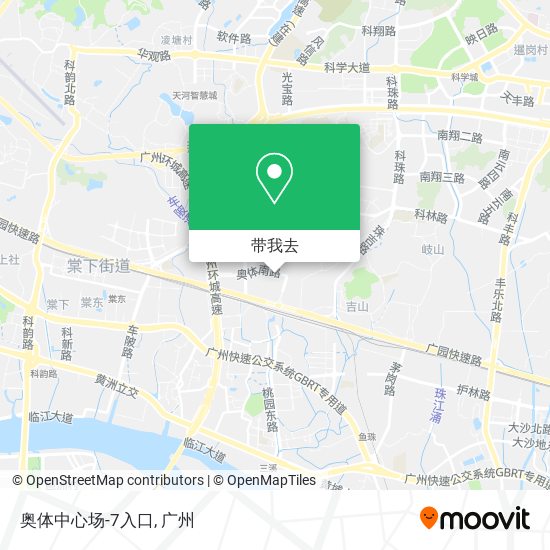 奥体中心场-7入口地图