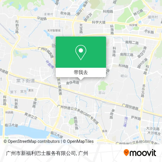 广州市新福利巴士服务有限公司地图