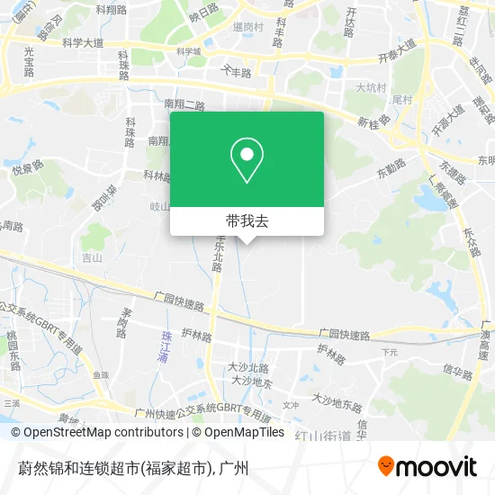 蔚然锦和连锁超市(福家超市)地图