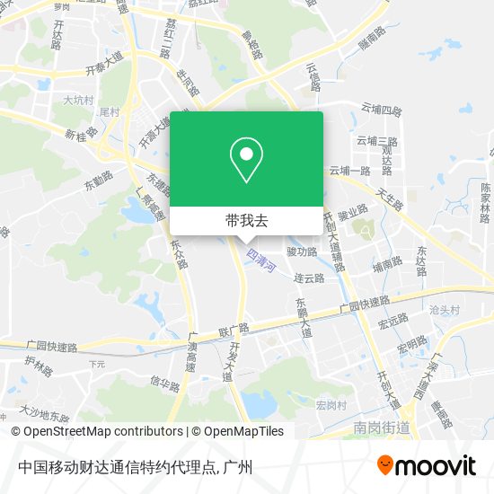 中国移动财达通信特约代理点地图