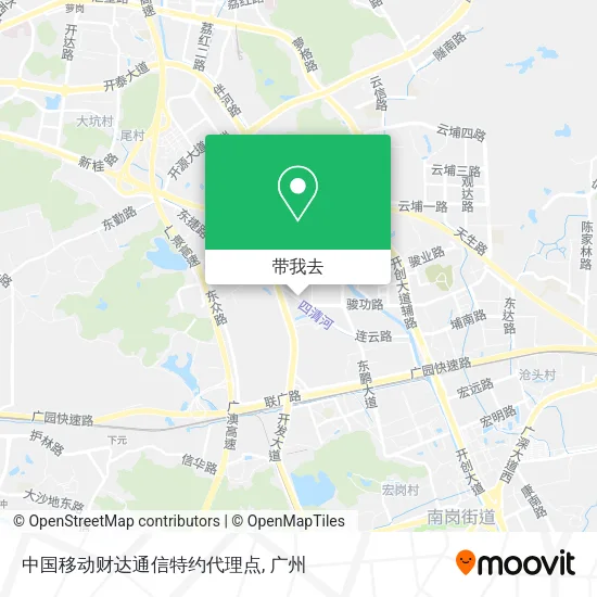 中国移动财达通信特约代理点地图