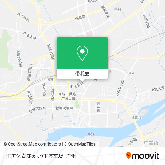 汇美体育花园-地下停车场地图