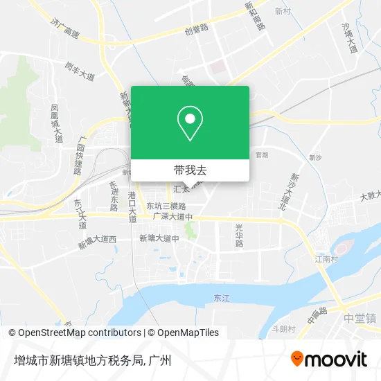 增城市新塘镇地方税务局地图