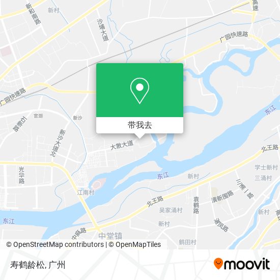 寿鹤龄松地图