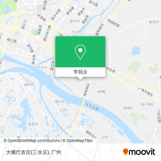 大嘴巴农庄(三水店)地图