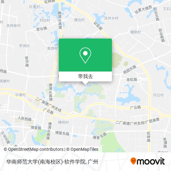 华南师范大学(南海校区)-软件学院地图