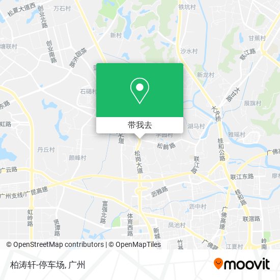 柏涛轩-停车场地图