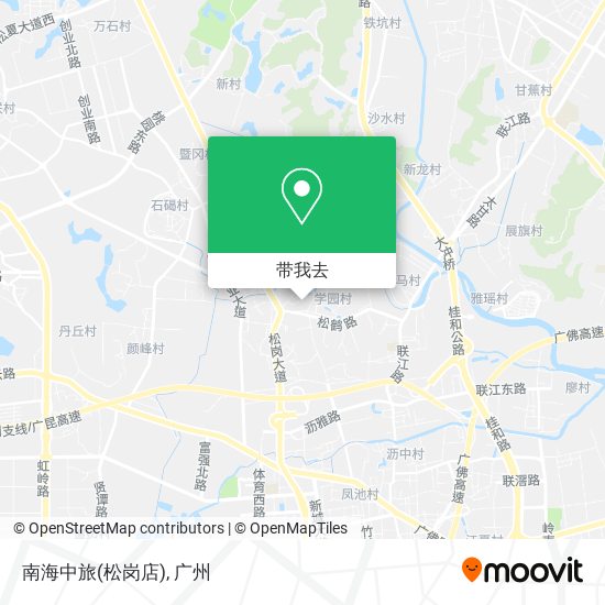南海中旅(松岗店)地图