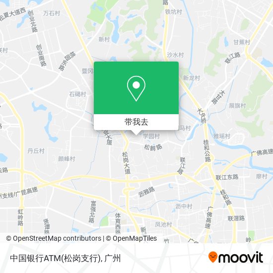 中国银行ATM(松岗支行)地图