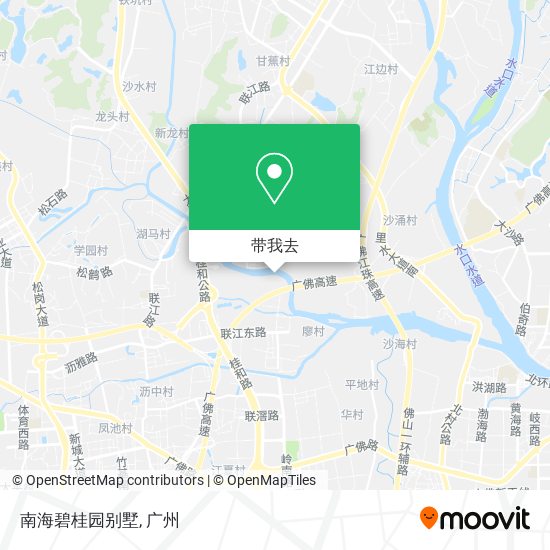 南海碧桂园别墅地图