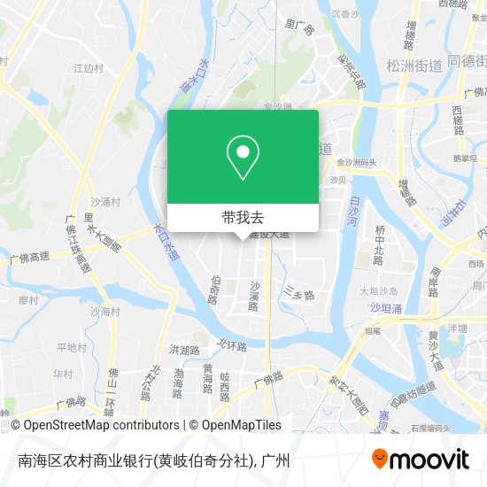 南海区农村商业银行(黄岐伯奇分社)地图