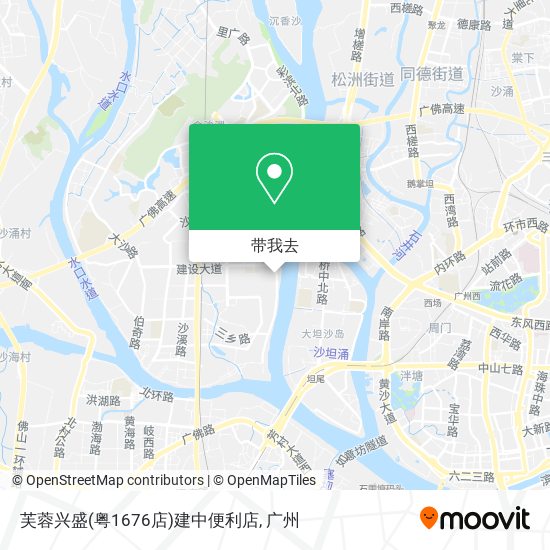 芙蓉兴盛(粤1676店)建中便利店地图