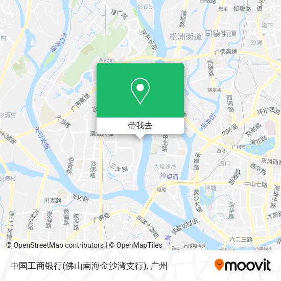中国工商银行(佛山南海金沙湾支行)地图