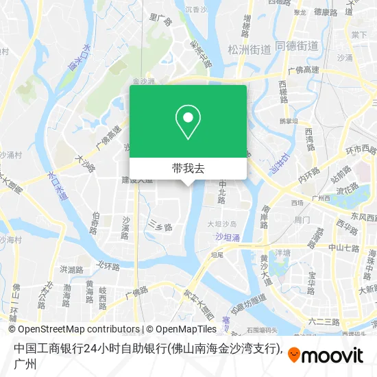 中国工商银行24小时自助银行(佛山南海金沙湾支行)地图