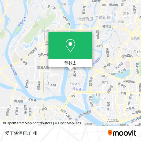 爱丁堡酒店地图