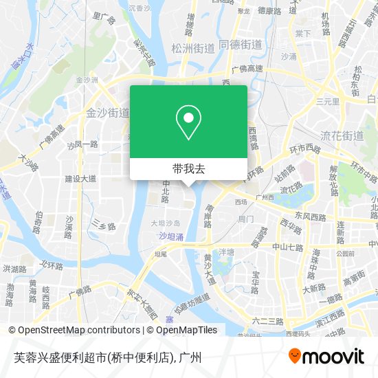芙蓉兴盛便利超市(桥中便利店)地图