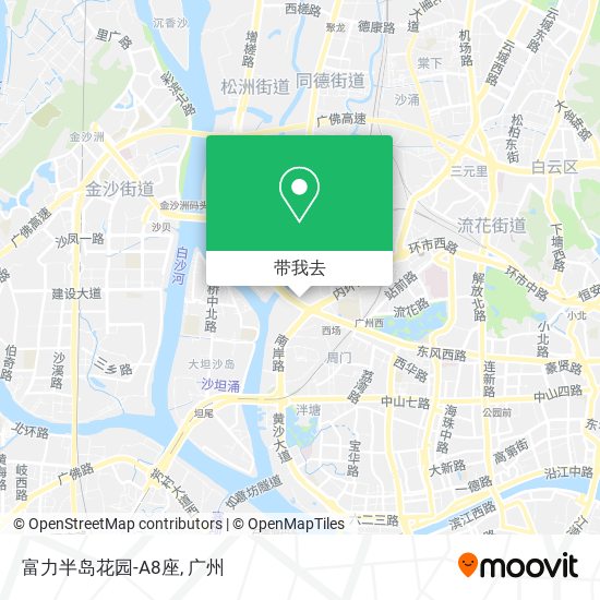 富力半岛花园-A8座地图