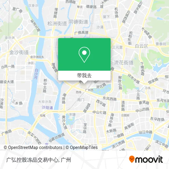 广弘控股冻品交易中心地图