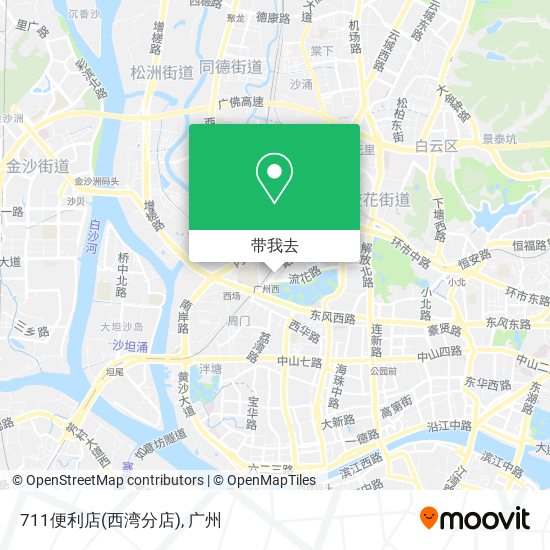 711便利店(西湾分店)地图