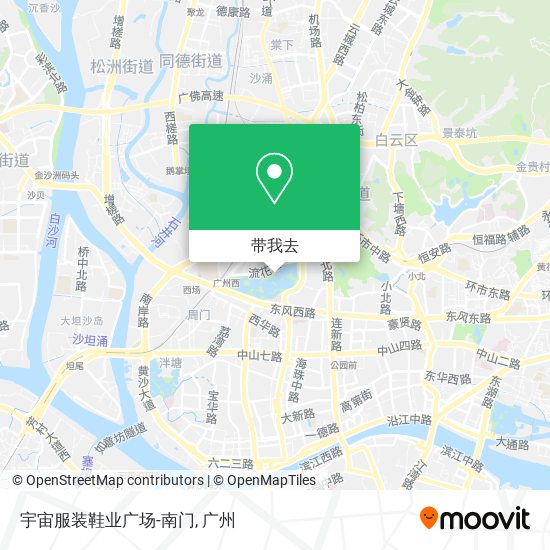 宇宙服装鞋业广场-南门地图