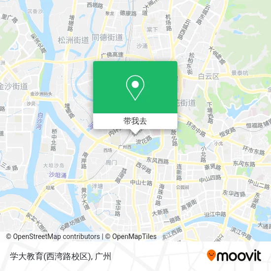 学大教育(西湾路校区)地图