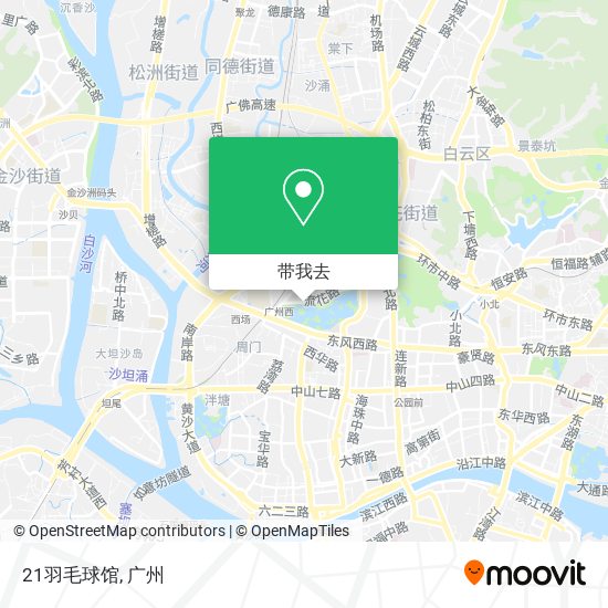 21羽毛球馆地图