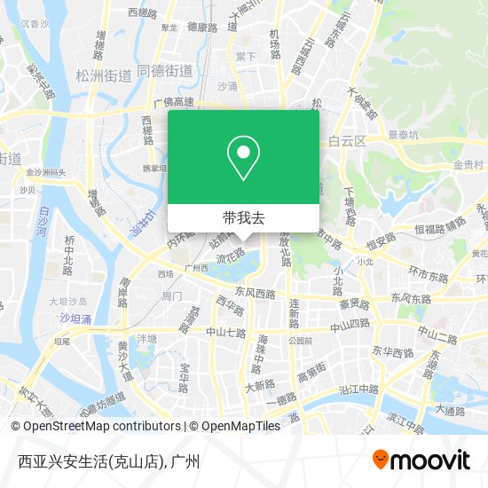 西亚兴安生活(克山店)地图