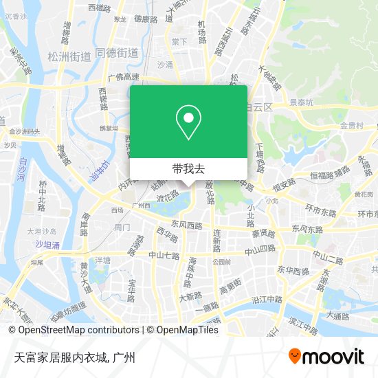 天富家居服内衣城地图