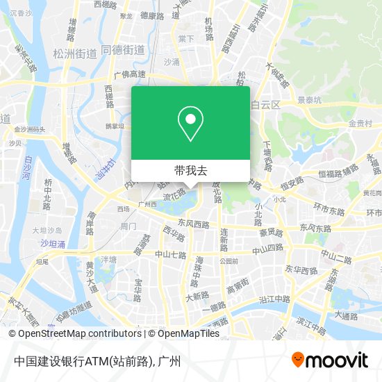 中国建设银行ATM(站前路)地图
