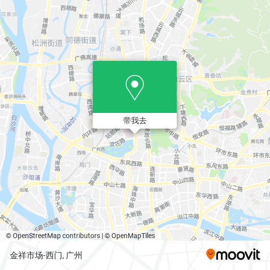 金祥市场-西门地图