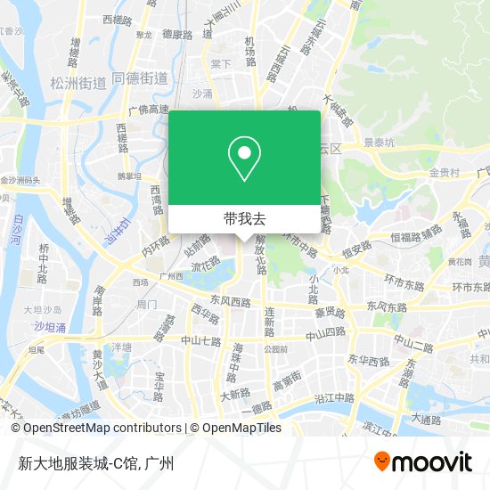 新大地服装城-C馆地图