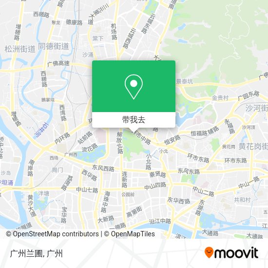 广州兰圃地图