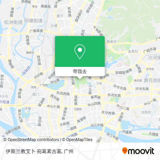 伊斯兰教艾卜·宛葛素古墓地图