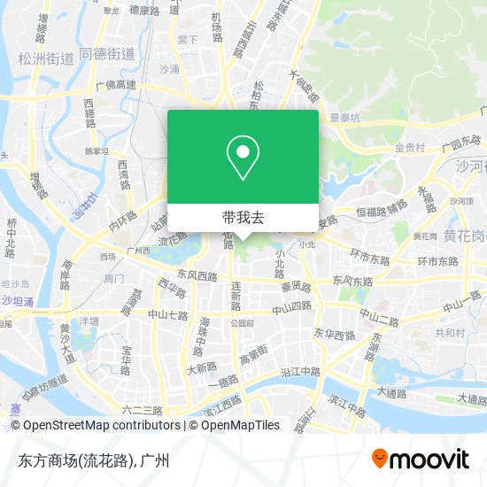 东方商场(流花路)地图