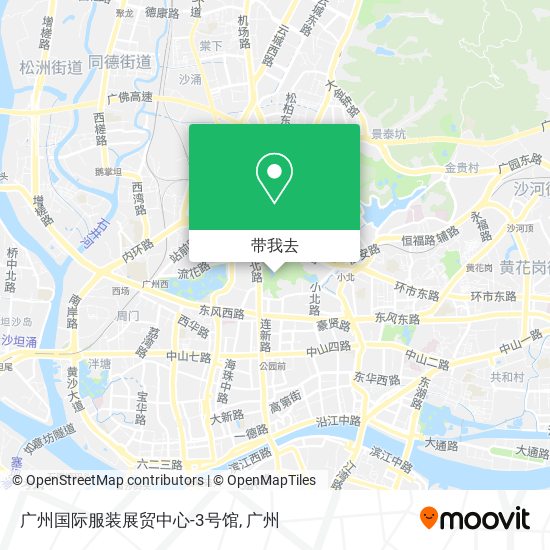 广州国际服装展贸中心-3号馆地图