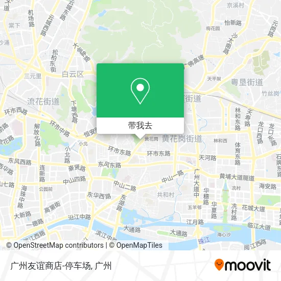 广州友谊商店-停车场地图