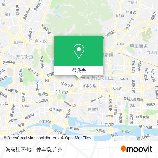 淘苑社区-地上停车场地图